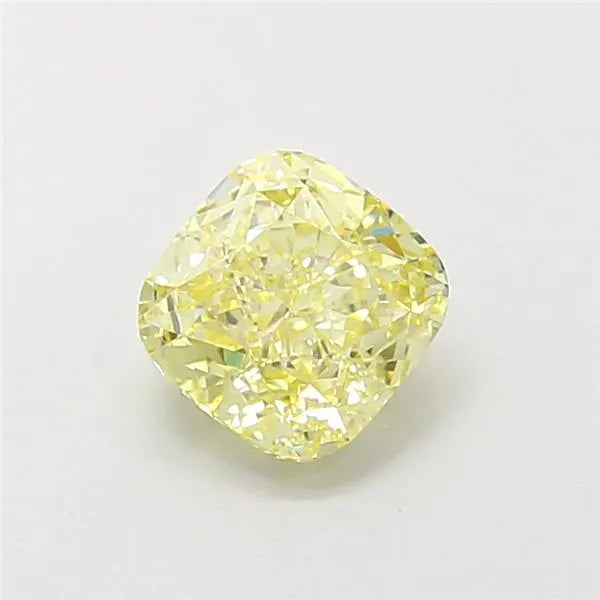 1.06ct Cushion modified Lab Grown Diamond (Colour Fancy Yellow, Clarity VVS2, IGI Certified)