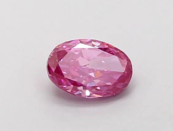 0.32ct Oval Lab Grown Diamond (Colour Fancy Vivid Pink, Clarity VS2, IGI Certified)