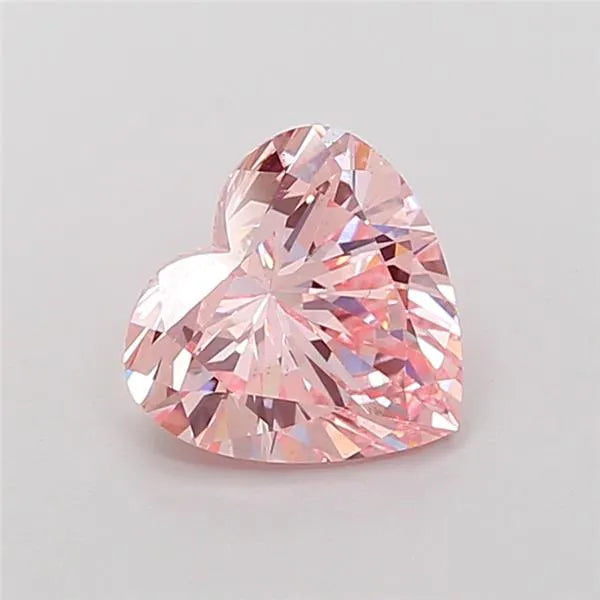 2.00ct Heart Lab Grown Diamond (Colour Fancy Intense Pink, Clarity VS2, IGI Certified)