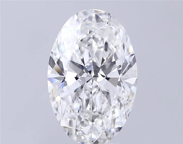 4.06ct Oval Lab Grown Diamond (Colour E, Clarity VVS2, IGI Certified)