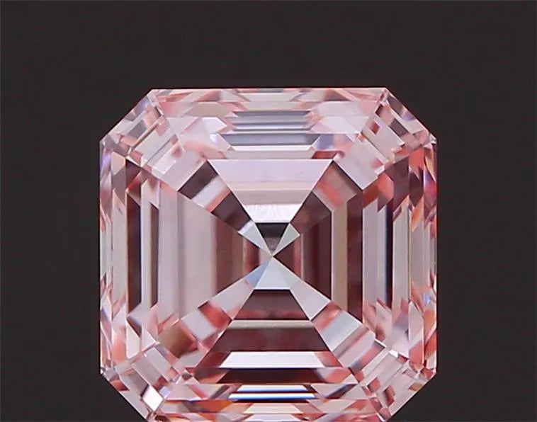 2.31ct Asscher Lab Grown Diamond (Colour Fancy Intense Pink, Clarity VVS2, IGI Certified)