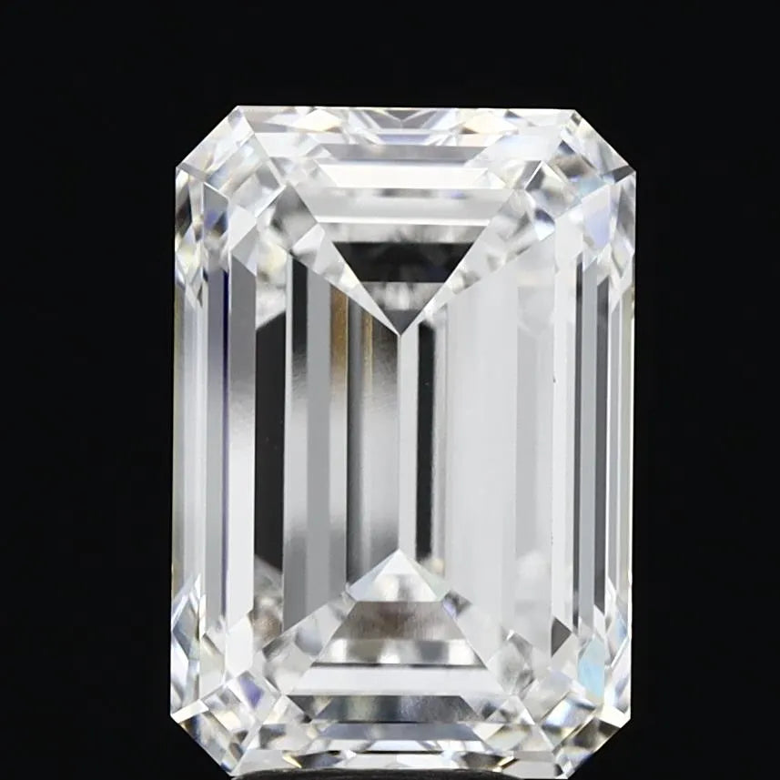 6.34ct Emerald Lab Grown Diamond (Colour E, Clarity VVS1, IGI Certified)
