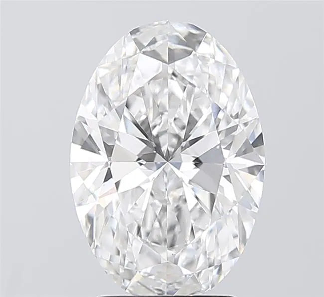 2.98ct Oval Lab Grown Diamond (Colour D, Clarity VVS2, IGI Certified)