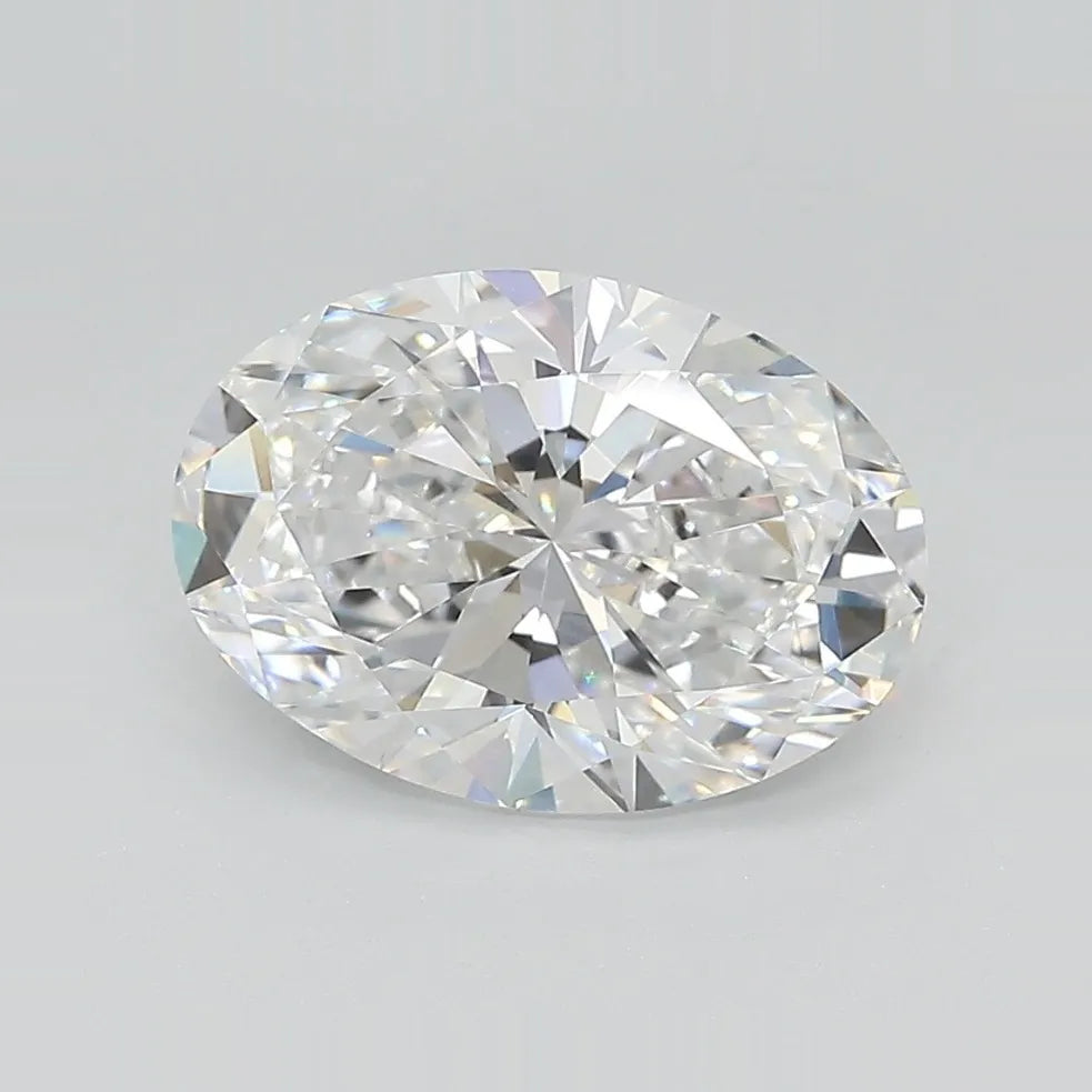 2.74ct Oval Lab Grown Diamond (Colour D, Clarity VVS1, IGI Certified)
