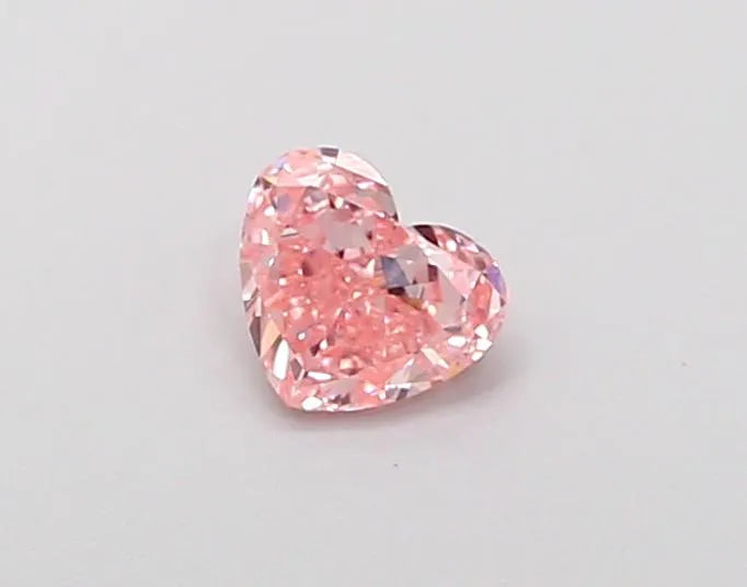 0.31ct Heart Lab Grown Diamond (Colour Fancy Pink, Clarity VS1, IGI Certified)