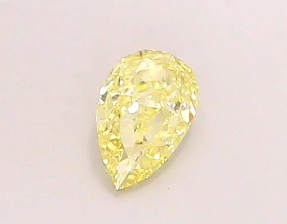 0.26ct Pear Lab Grown Diamond (Colour Fancy Yellow, Clarity VVS2, IGI Certified)