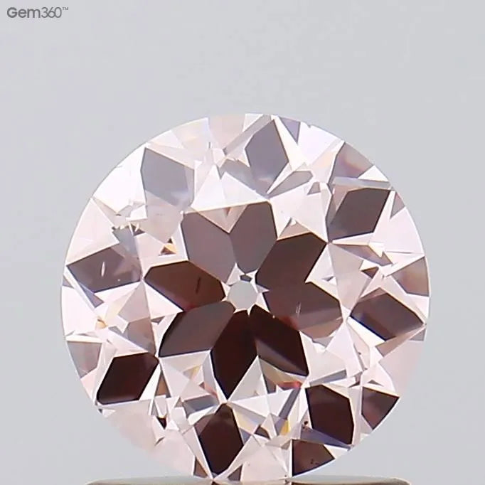 1.11ct European cut Lab Grown Diamond (Colour Fancy Intense Pink, Clarity VS2, Uncertified)