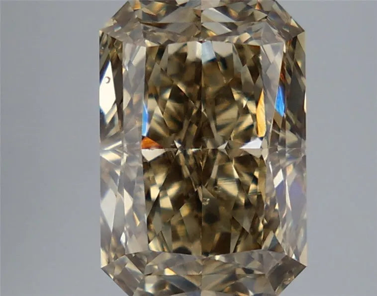 5.07ct Radiant Lab Grown Diamond (Colour Fancy Gray Yellow, Clarity VS1, IGI Certified)