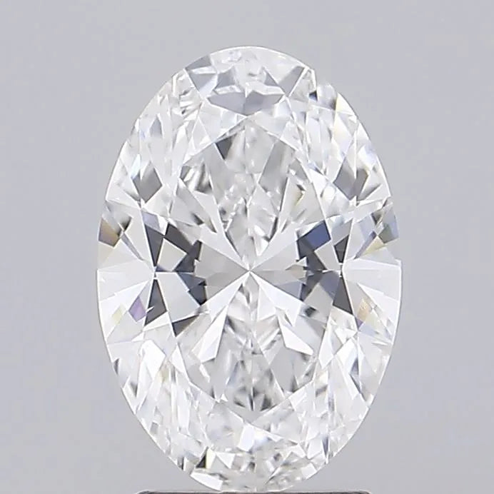 2.00ct Oval Lab Grown Diamond (Colour D, Clarity VVS2, IGI Certified)