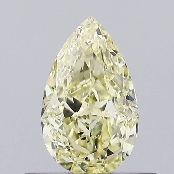 0.54ct Pear Lab Grown Diamond (Colour Fancy Yellow, Clarity SI1, IGI Certified)