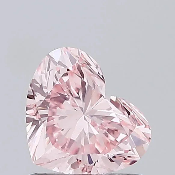 0.94ct Heart Lab Grown Diamond (Colour Fancy Intense Pink, Clarity VS1, IGI Certified)