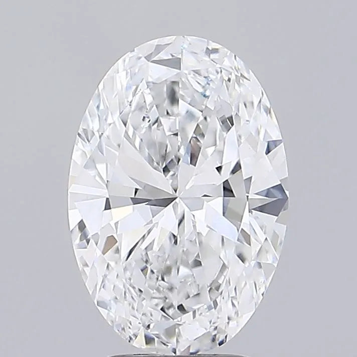 3.31ct Oval Lab Grown Diamond (Colour E, Clarity VVS2, IGI Certified)