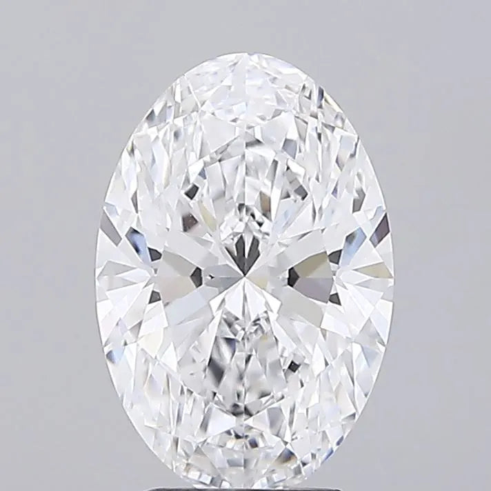 2.88ct Oval Lab Grown Diamond (Colour D, Clarity VVS1, IGI Certified)