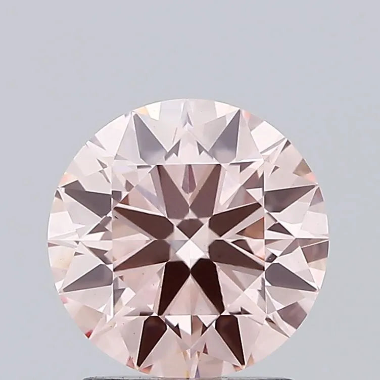 1.40ct Round Lab Grown Diamond (Colour Fancy Intense Pink, Clarity VS1, Cut ID, IGI Certified)