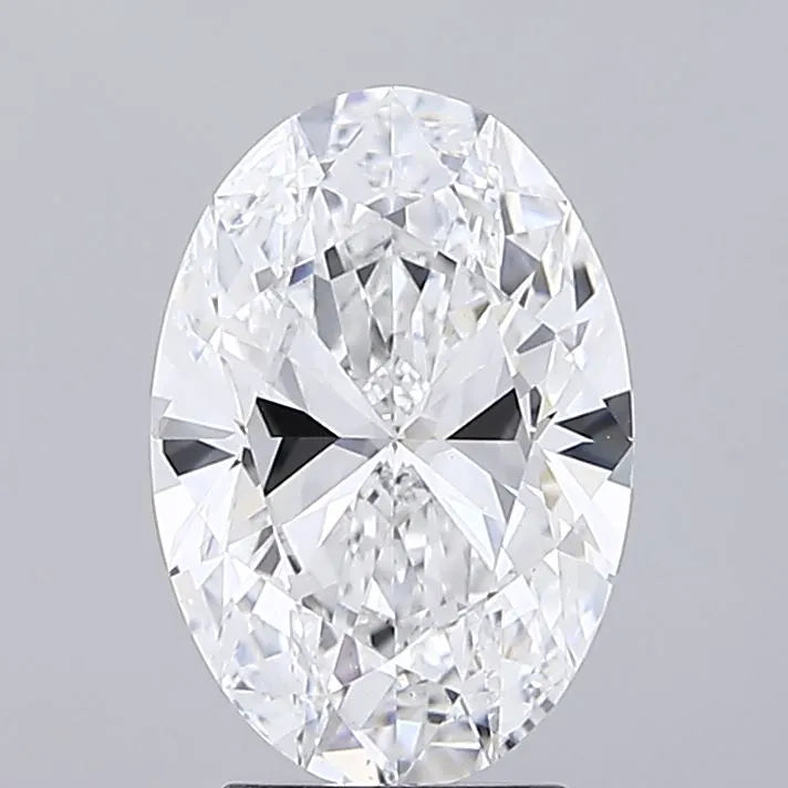 3.00ct Oval Lab Grown Diamond (Colour D, Clarity VVS2, IGI Certified)