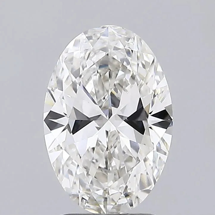 2.12ct Oval Lab Grown Diamond (Colour G, Clarity VVS2, IGI Certified)