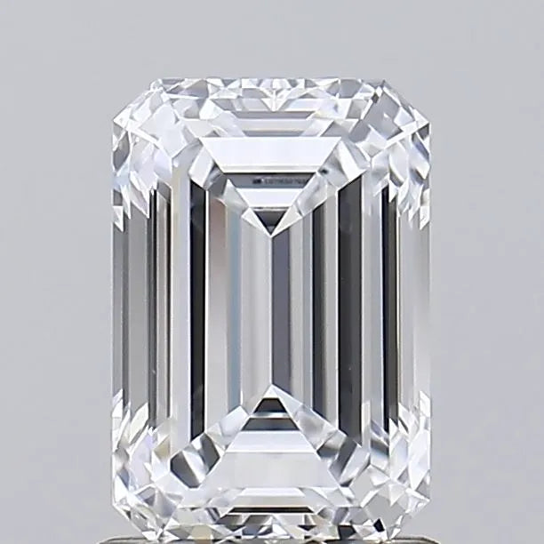 1.44ct Emerald Lab Grown Diamond (Colour D, Clarity VVS2, IGI Certified)