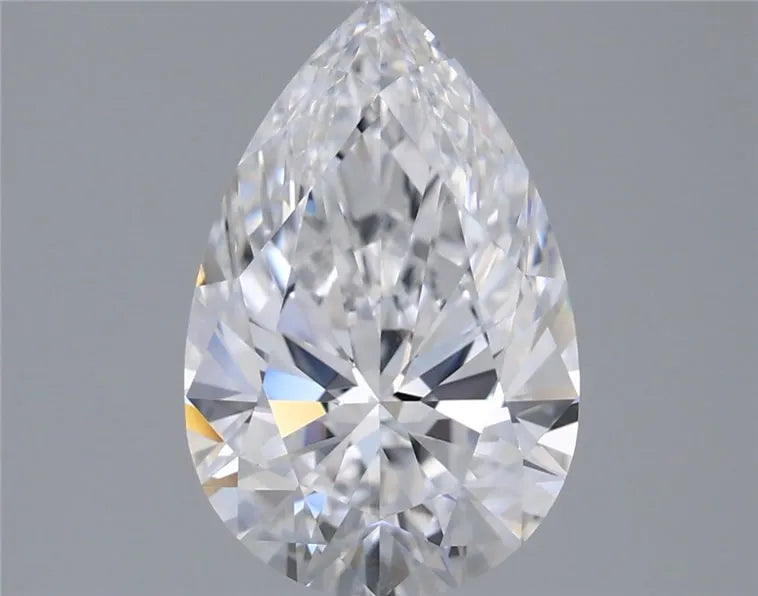 2.22ct Pear Lab Grown Diamond (Colour D, Clarity VVS2, IGI Certified)