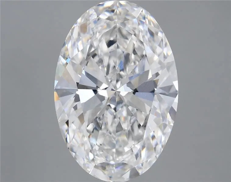 5.09ct Oval Lab Grown Diamond (Colour E, Clarity VVS2, IGI Certified)