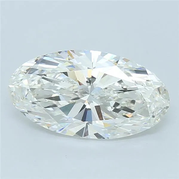 3.50ct Oval Lab Grown Diamond (Colour G, Clarity VVS2, IGI Certified)