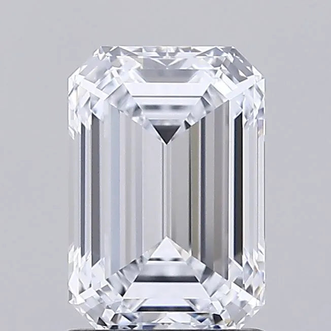 1.55ct Emerald Lab Grown Diamond (Colour E, Clarity IF, IGI Certified)