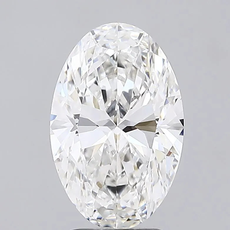 3.02ct Oval Lab Grown Diamond (Colour F, Clarity VVS2, IGI Certified)