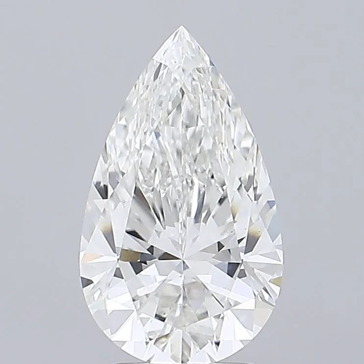 3.15ct Pear Lab Grown Diamond (Colour F, Clarity VS1, IGI Certified)