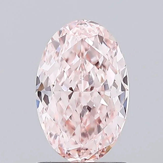 1.47ct Oval Lab Grown Diamond (Colour Fancy Intense Pink, Clarity VS1, IGI Certified)