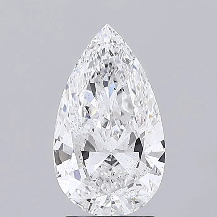 2.00ct Pear Lab Grown Diamond (Colour D, Clarity SI2, IGI Certified)
