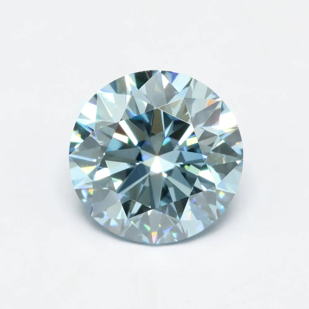 2.54ct Round Lab Grown Diamond (Colour Fancy Vivid Blue, Clarity VS1, Cut ID, IGI Certified)