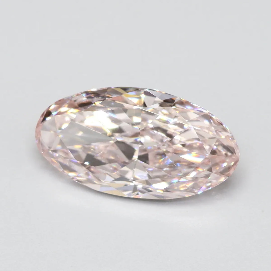 1.02ct Oval Lab Grown Diamond (Colour Fancy Light Pink, Clarity VS1, Cut VG, Uncertified)