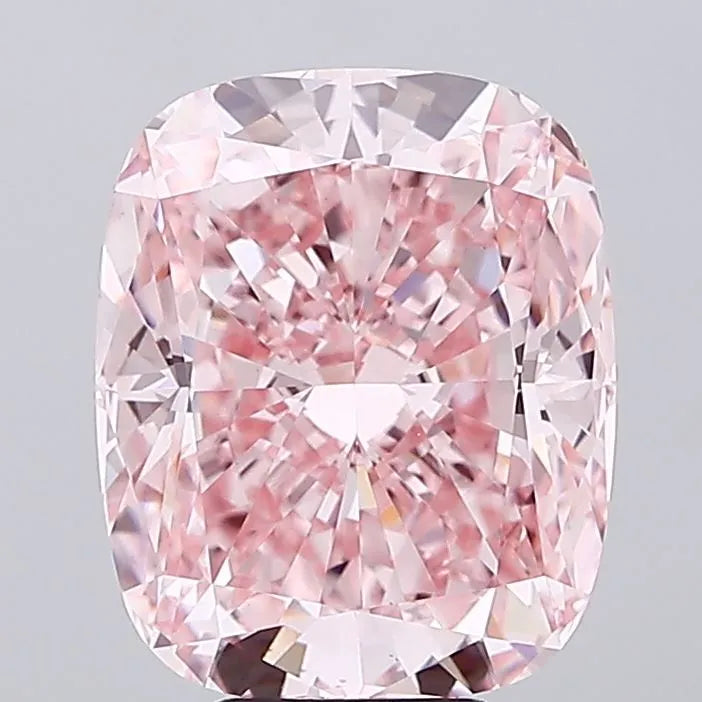 8.05ct Cushion modified Lab Grown Diamond (Colour Fancy Vivid Pink, Clarity VS1, IGI Certified)