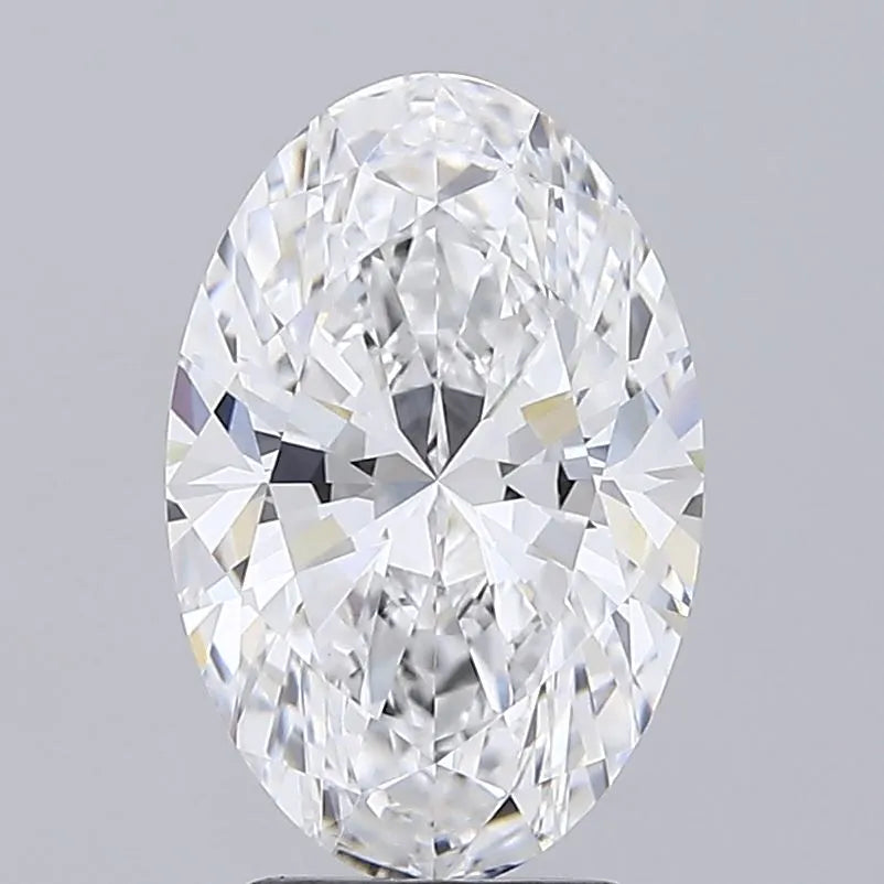 3.52ct Oval Lab Grown Diamond (Colour D, Clarity VVS2, IGI Certified)