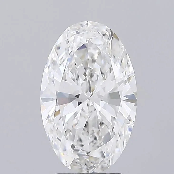 3.00ct Oval Lab Grown Diamond (Colour F, Clarity VVS2, IGI Certified)