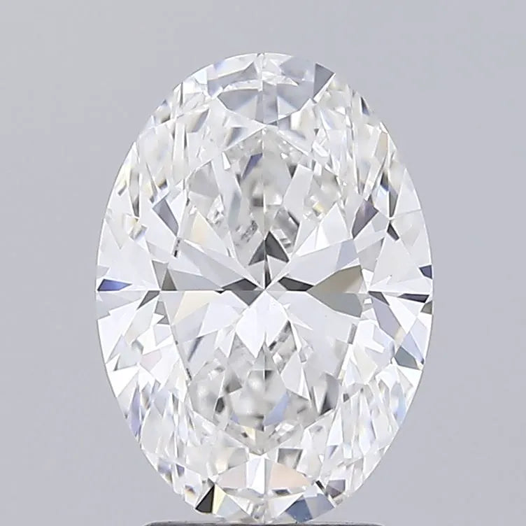 3.02ct Oval Lab Grown Diamond (Colour F, Clarity VVS2, IGI Certified)