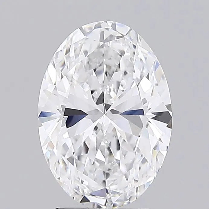 3.00ct Oval Lab Grown Diamond (Colour D, Clarity VVS2, IGI Certified)