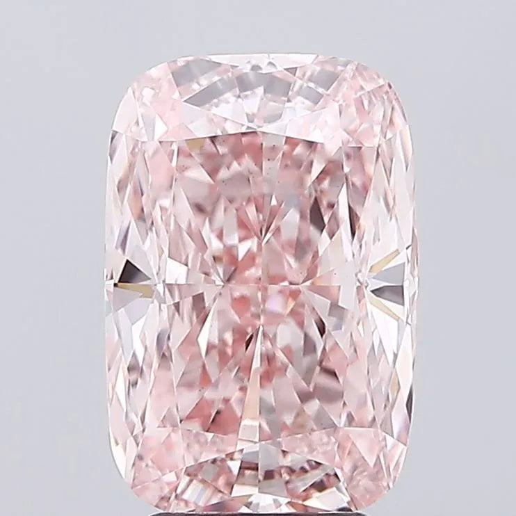 4.00ct Cushion modified Lab Grown Diamond (Colour Fancy Intense Pink, Clarity VS1, IGI Certified)