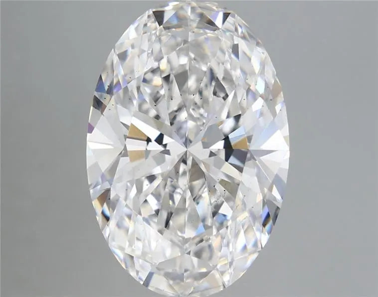 5.64ct Oval Lab Grown Diamond (Colour F, Clarity SI1, IGI Certified)