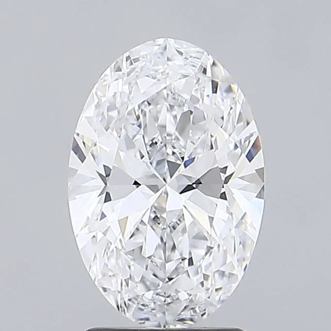 2.05ct Oval Lab Grown Diamond (Colour D, Clarity IF, IGI Certified)