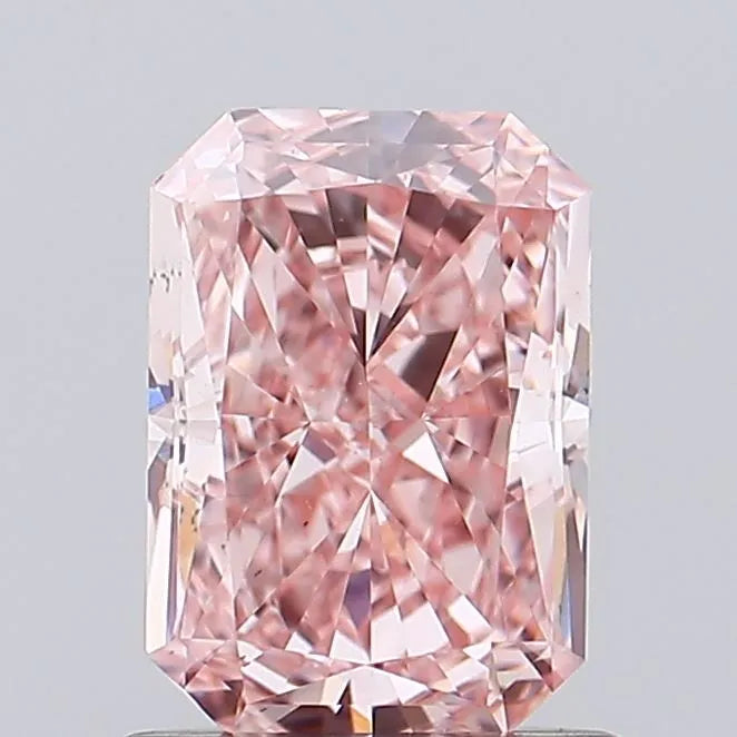 1.06ct Radiant Lab Grown Diamond (Colour Fancy Intense Pink, Clarity VS2, IGI Certified)