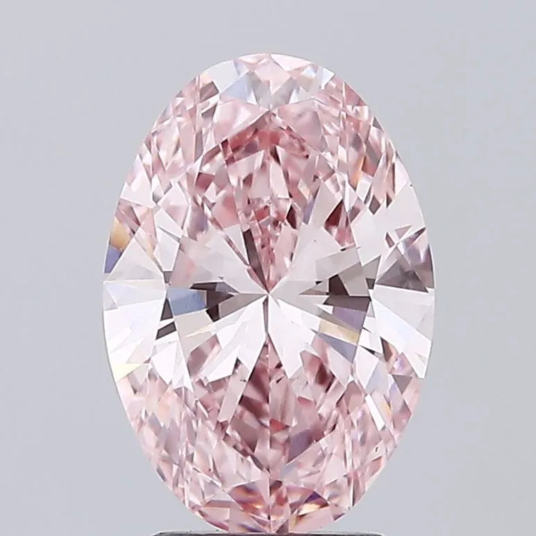 2.75ct Oval Lab Grown Diamond (Colour Fancy Intense Yellow, Clarity VVS2, IGI Certified)
