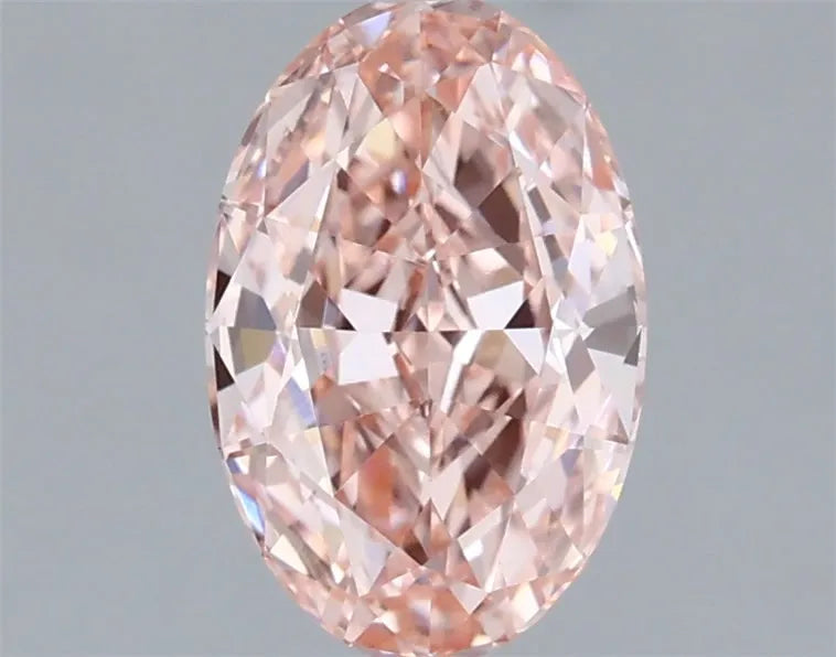 1.14ct Oval Lab Grown Diamond (Colour Fancy Vivid Pink, Clarity VVS2, IGI Certified)