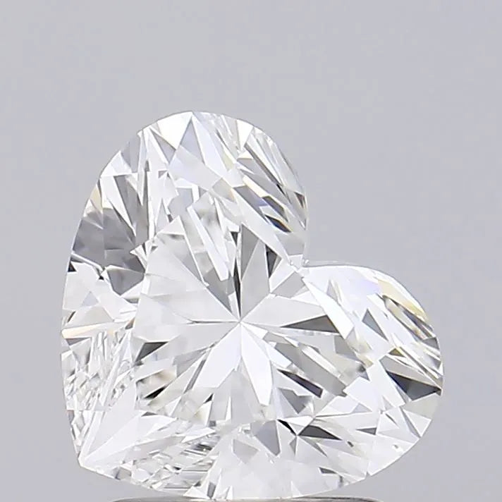 2.06ct Heart Lab Grown Diamond (Colour F, Clarity VVS1, IGI Certified)
