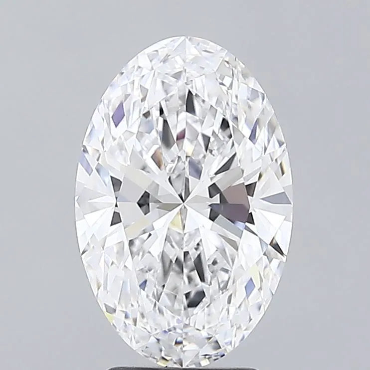 3.50ct Oval Lab Grown Diamond (Colour D, Clarity VVS2, IGI Certified)