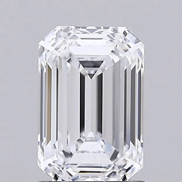 1.54ct Emerald Lab Grown Diamond (Colour D, Clarity IF, IGI Certified)