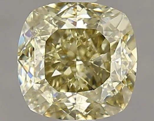 2.00ct Cushion brilliant Natural Diamond (Colour Fancy Yellow, Clarity VS2, GIA Certified)