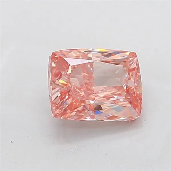 2.00ct Cushion modified Lab Grown Diamond (Colour Fancy Intense Brownish Pink, Clarity VS1, IGI Certified)