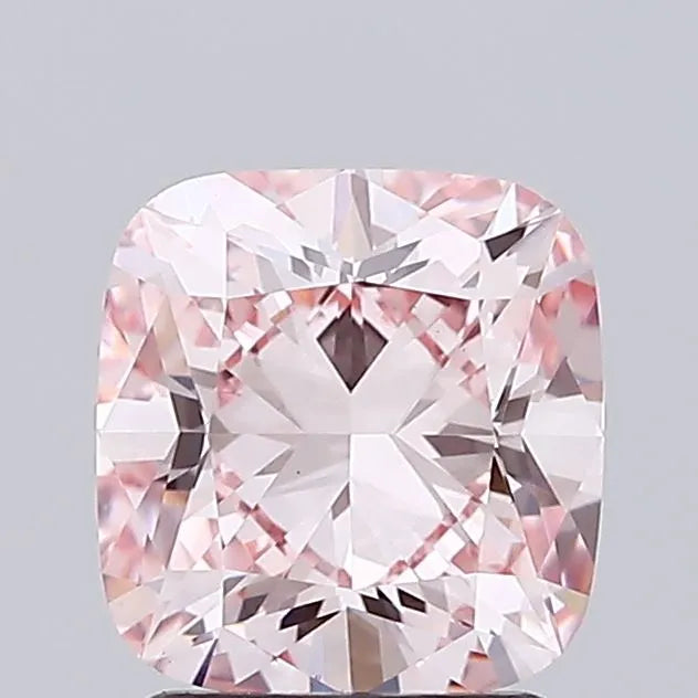 2.00ct Cushion modified Lab Grown Diamond (Colour Fancy Intense Pink, Clarity VS1, IGI Certified)