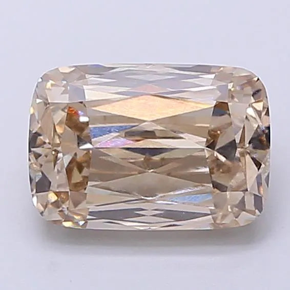 2.00ct Cushion modified Lab Grown Diamond (Colour Very Light Brown, Clarity VS2, IGI Certified)