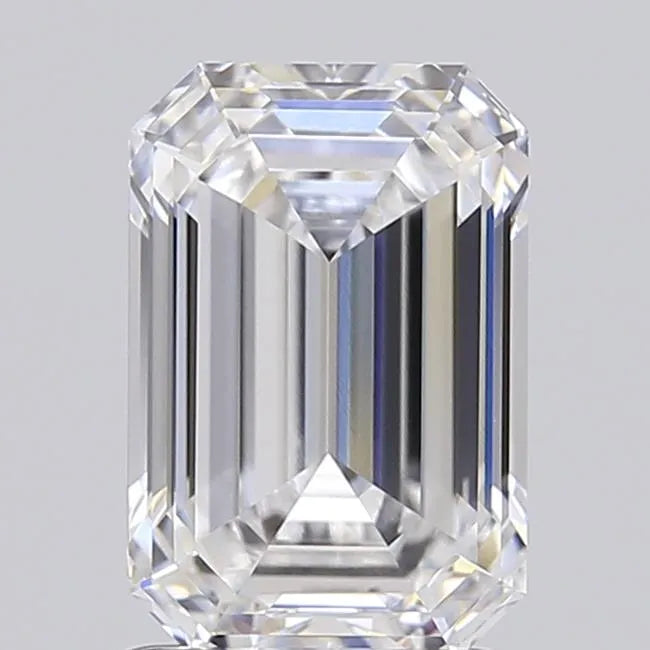 2.00ct Emerald Lab Grown Diamond (Colour D, Clarity IF, IGI Certified)